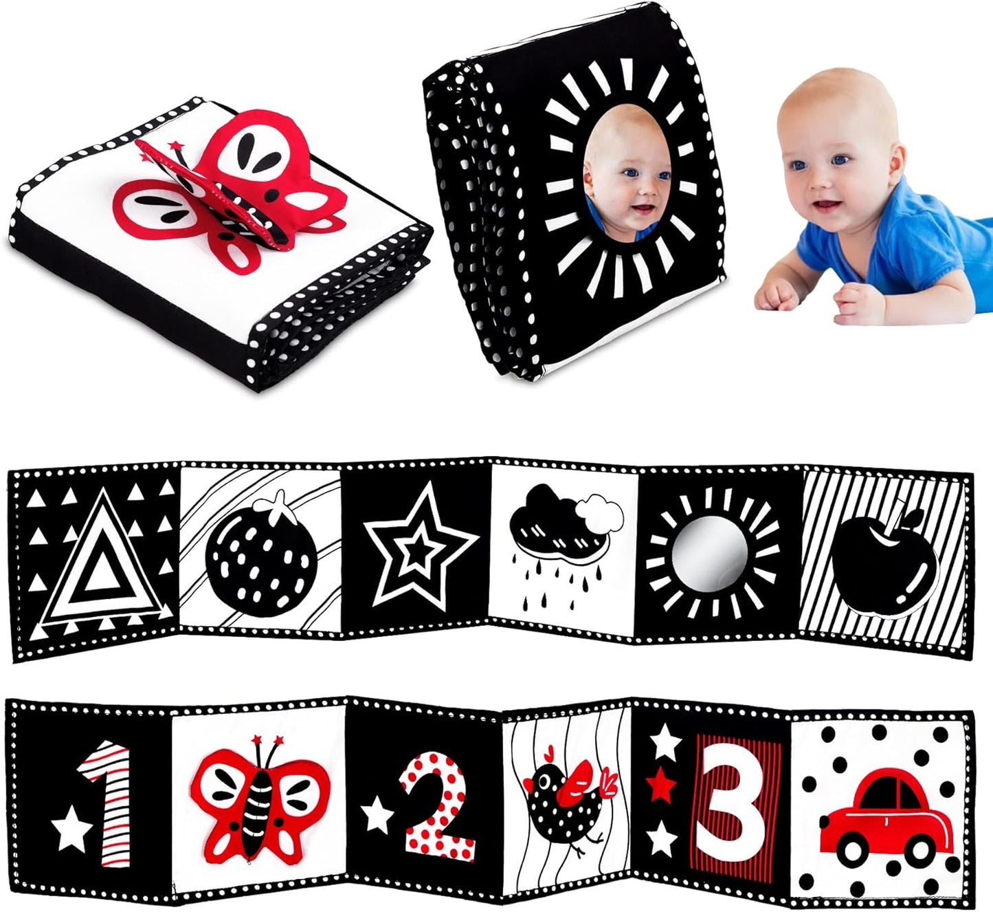 High Contrast Baby Toys - Brain Boosting Fun!