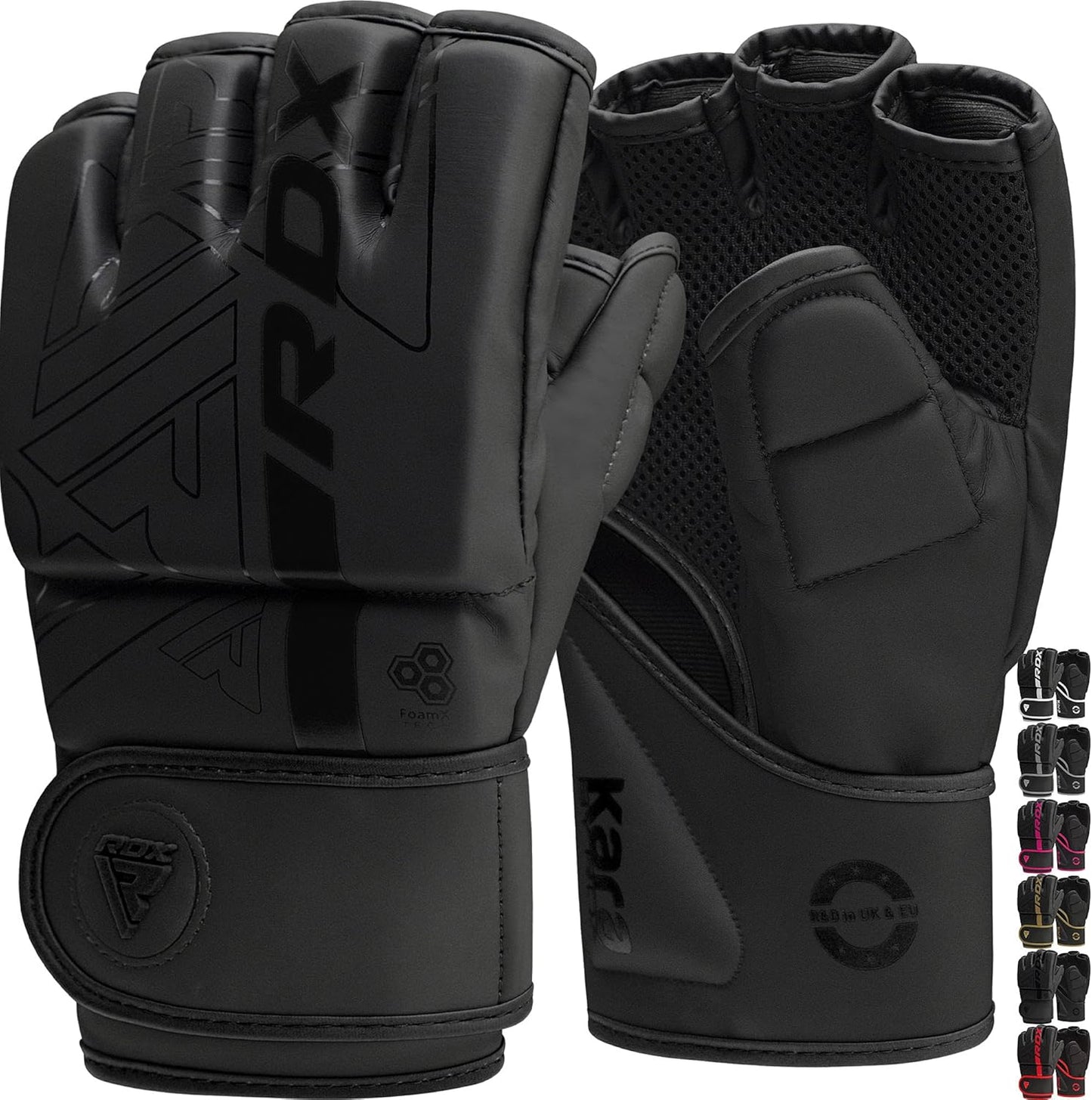 RDX MMA Gloves: Pre-Curved Maya Hide for Intense Combat