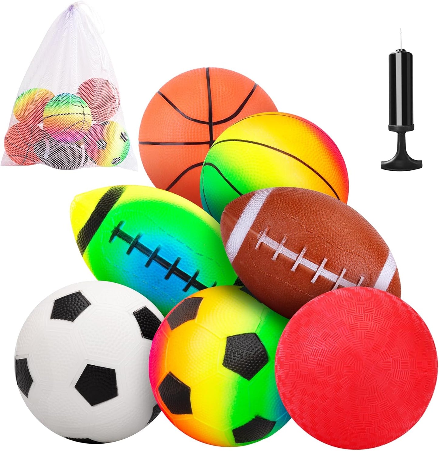 PlayZap 7-Piece Soft Ball Set - Fun for Kids 1-6!