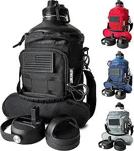 1 Gallon Insulated Water Bottle for Travel and Hiking Sports