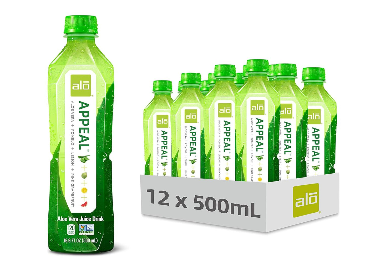 ALO Aloe Vera Juice Drink with Pomelo, Grapefruit, and Lemon