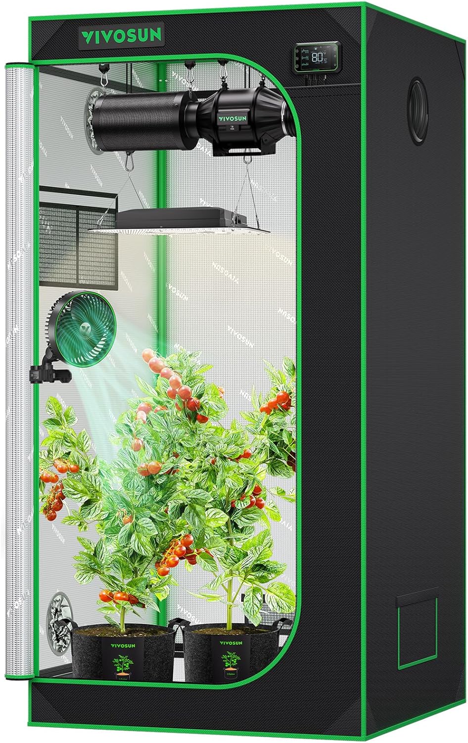 VIVOSUN 32x32x63 Grow Tent with High Reflective Mylar Design