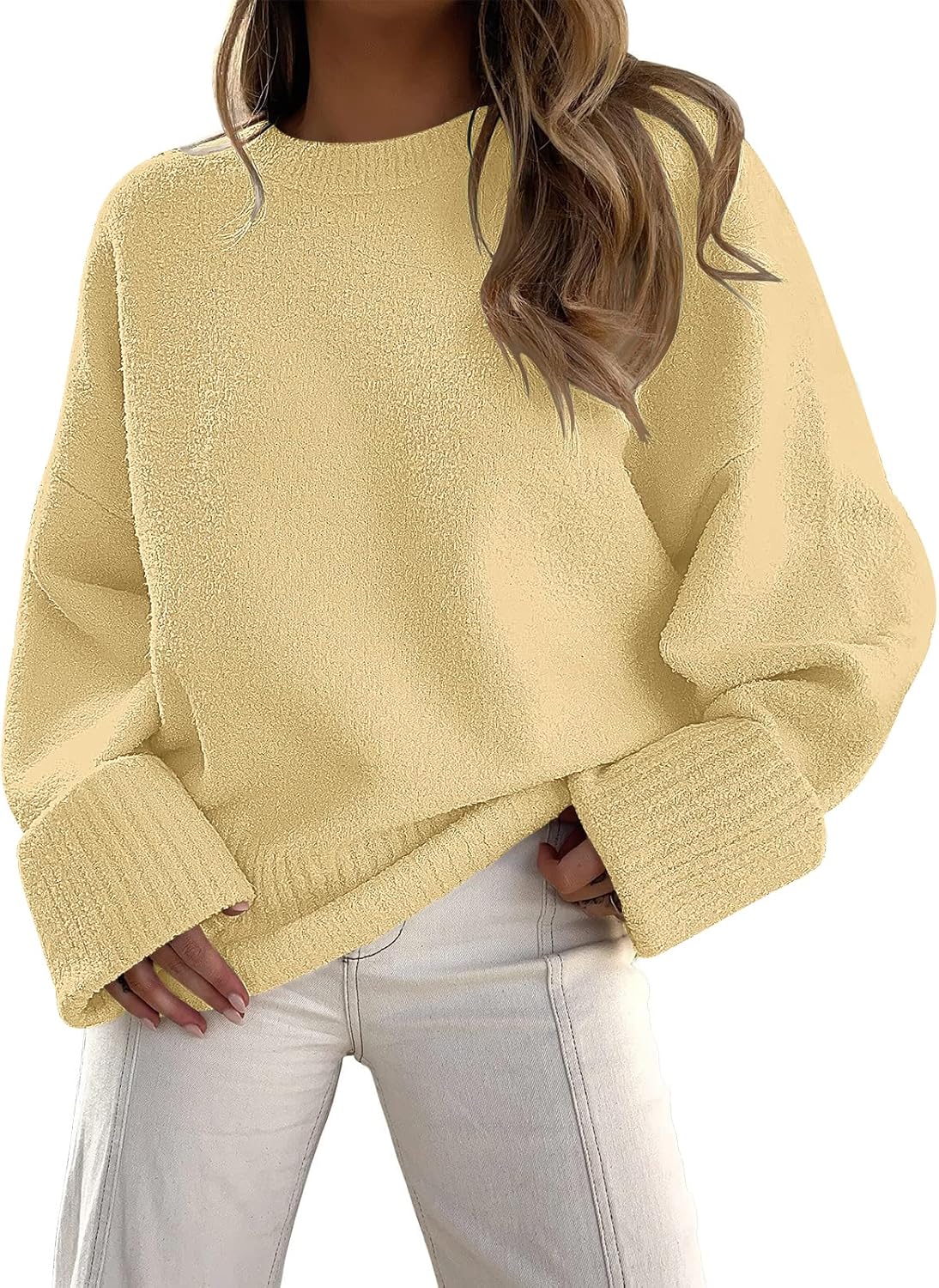 LILLUSORY Women's Oversized Sweater for Cozy Fall Days