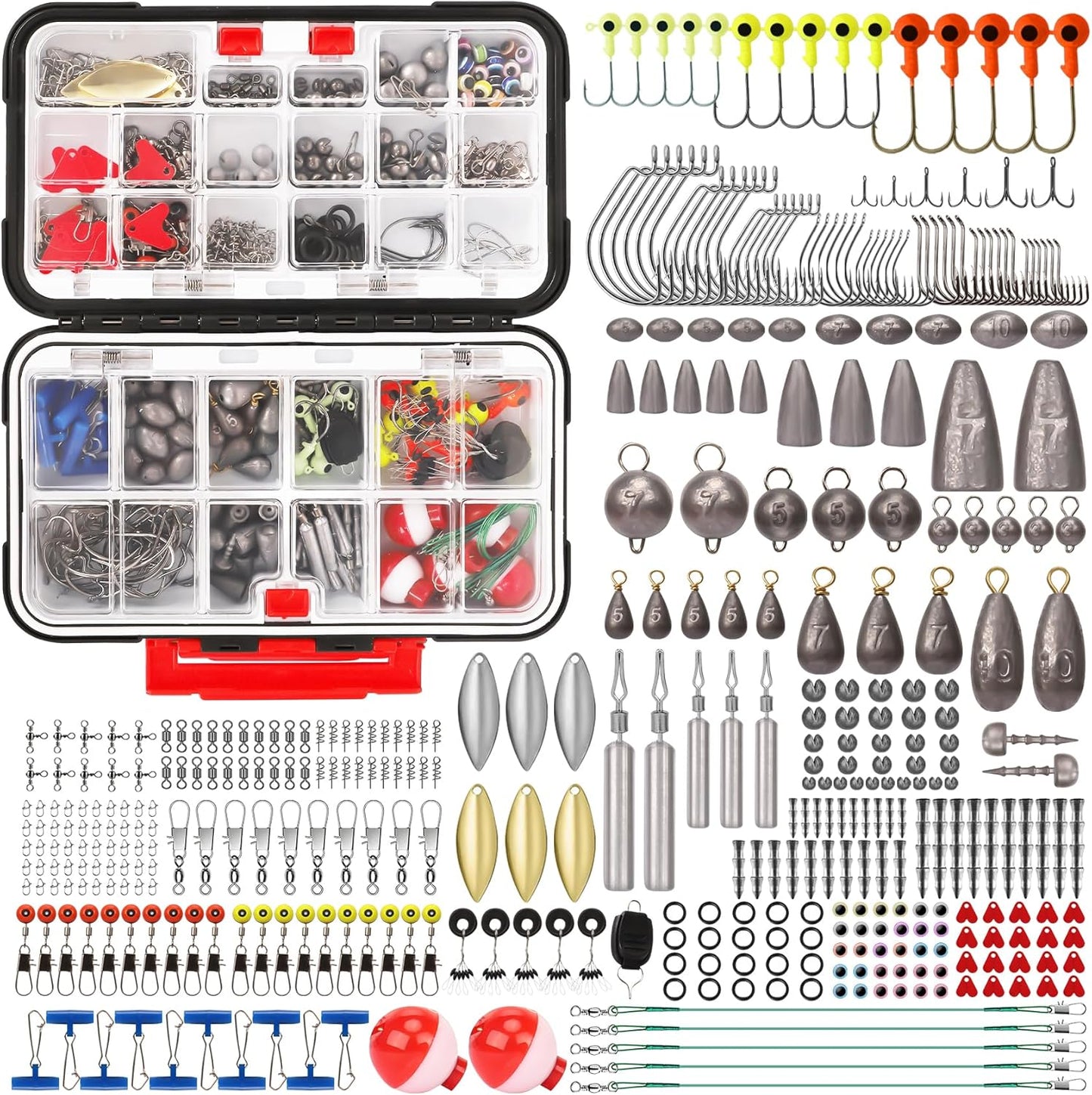 Premium Fishing Tackle Box Kit for Beginners and Experts
