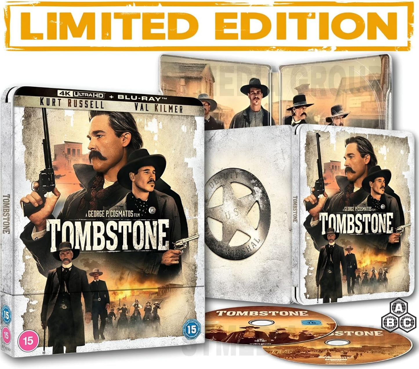 Tombstone SteelBook 4K UHD Blu-ray Region Free Movie Experience