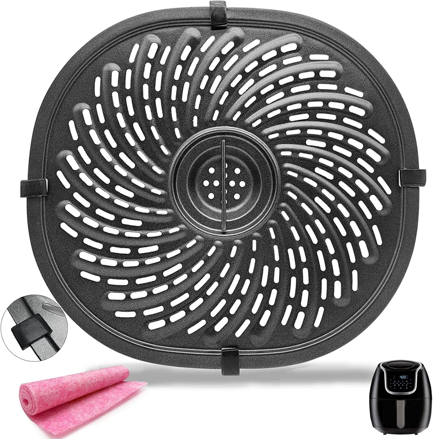 Professional Non-Stick Air Fryer Grill Plate