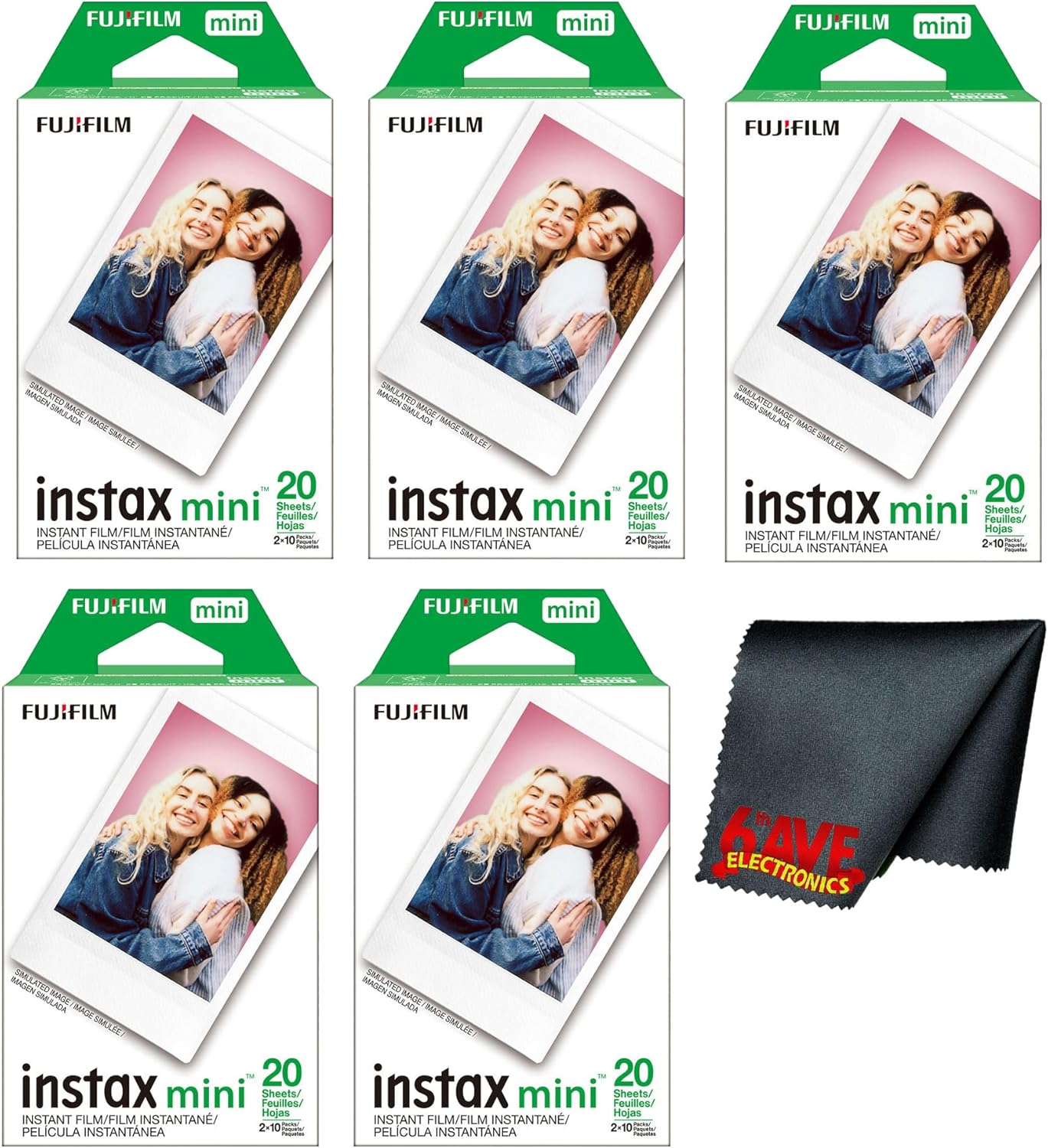 Fujifilm Instax Mini Instant Camera Film Bundle for Memories