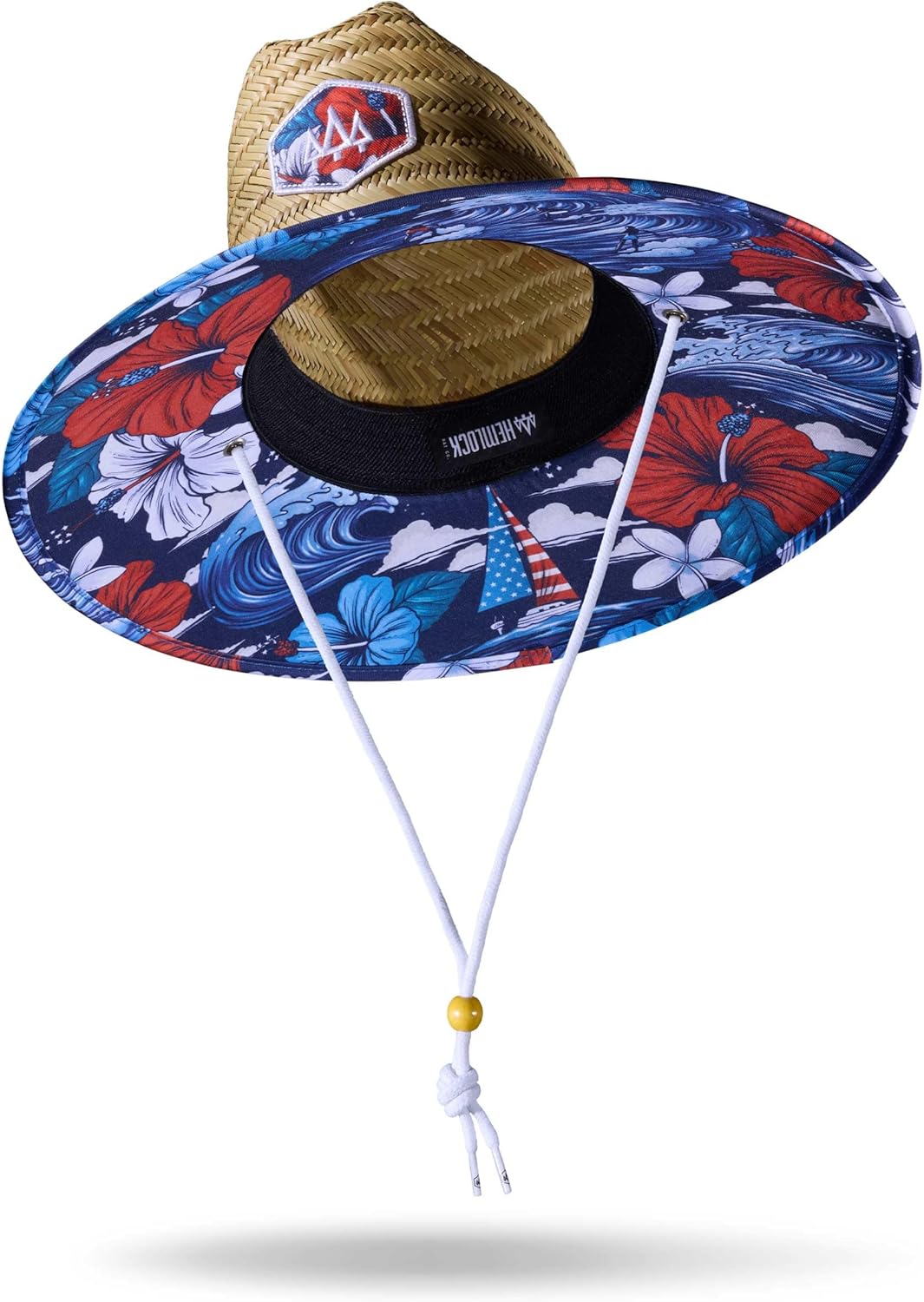 Lifeguard Straw Hat for Men & Women | UPF 50+ Sun Protection