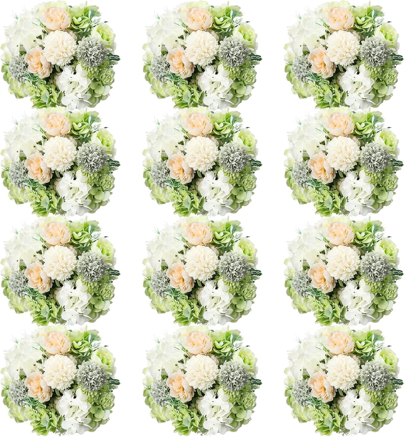 Artificial Peonies Silk Flowers for Wedding Table Centerpiece