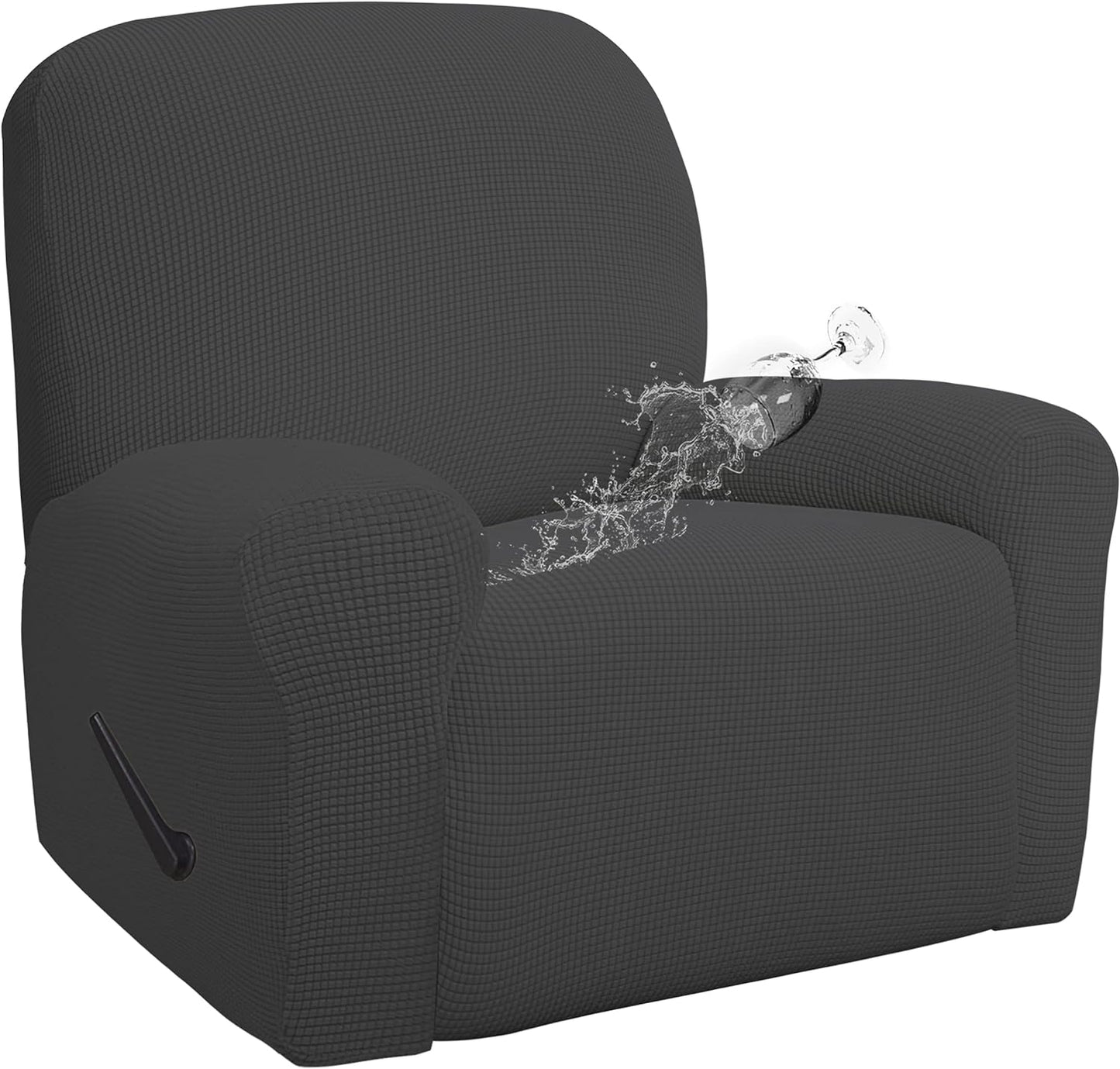 Leakproof Dark Gray Recliner Cover for Pets - 100% Waterproof