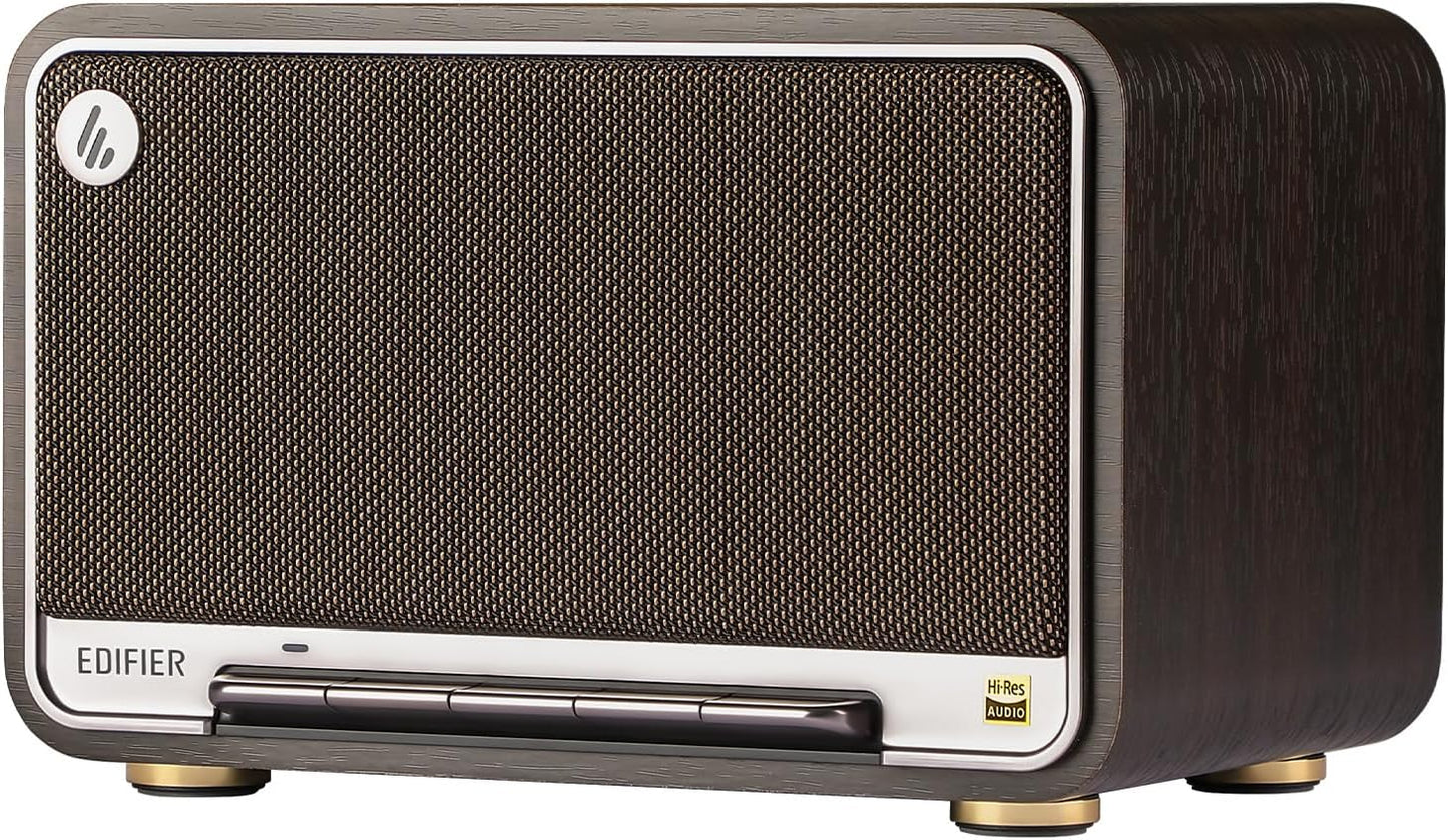 Edifier D32 60W Wireless Speaker - Hi-Res Audio, Retro Wood Design
