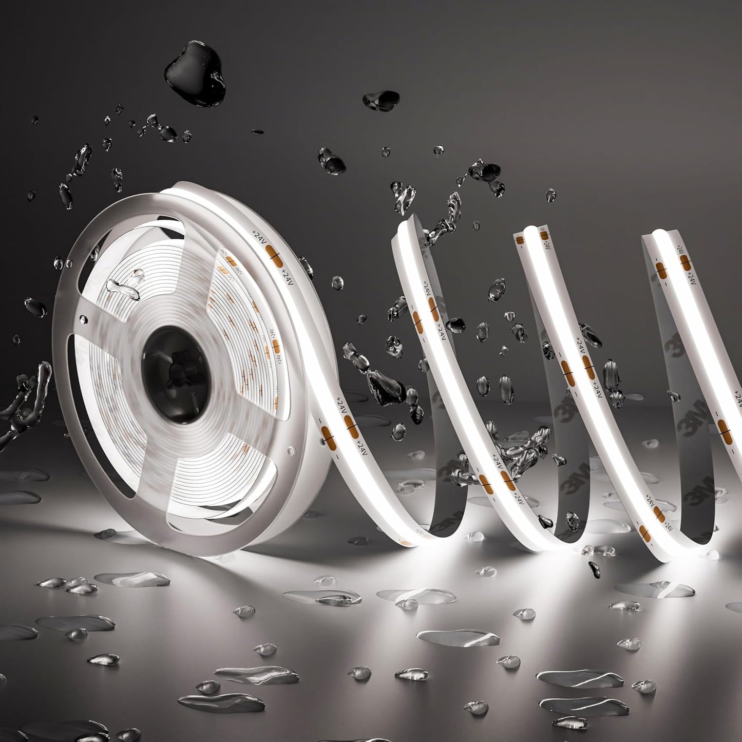 PAUTIX COB LED Strip Light 32.8ft Waterproof Super Bright