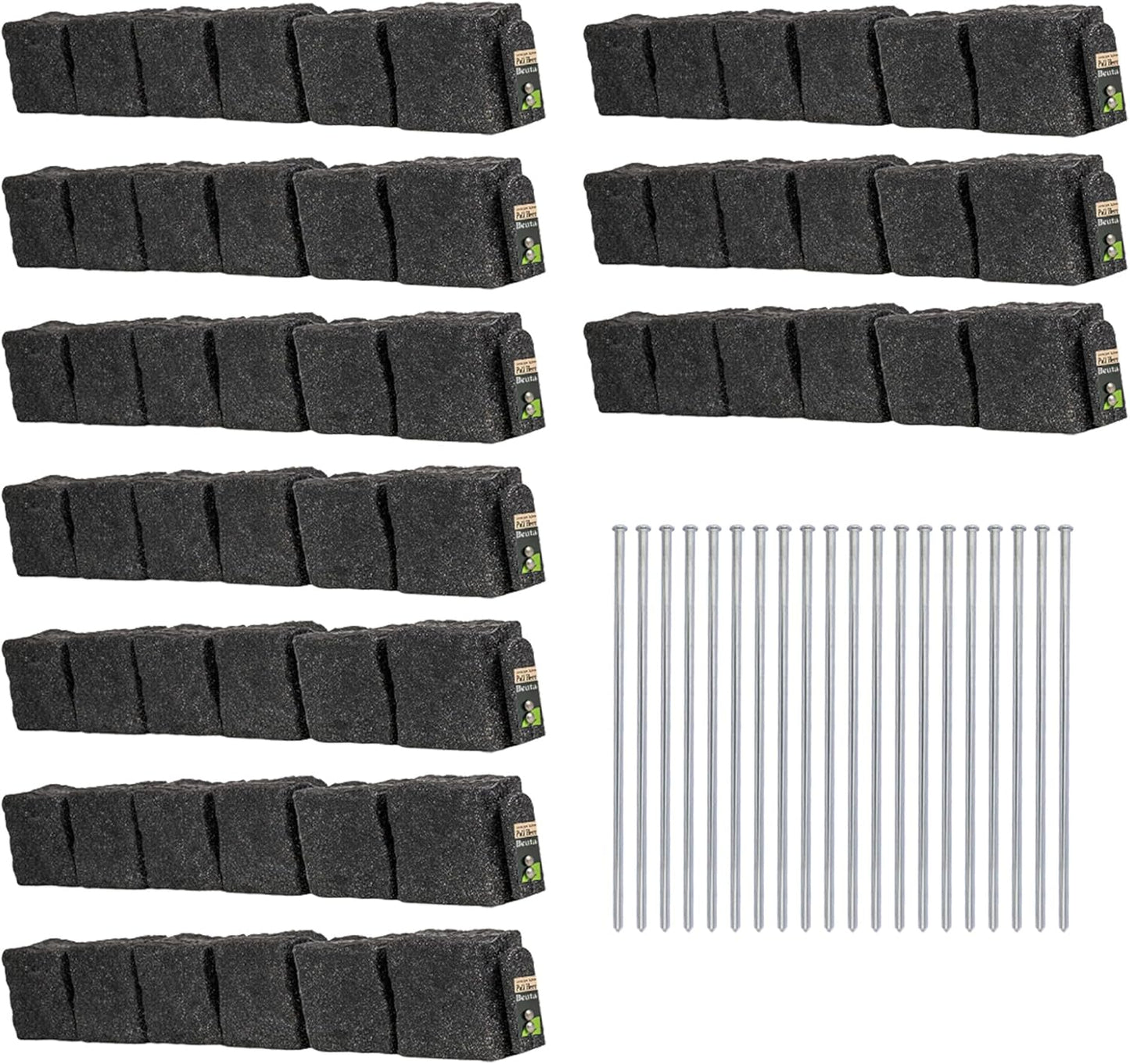 Beuta Landscape Edging for Lawn & Flower Bed Borders 10 Pack