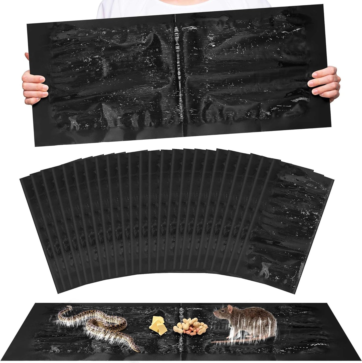 12 Pack Super Sticky Rat Glue Traps - Ezoon