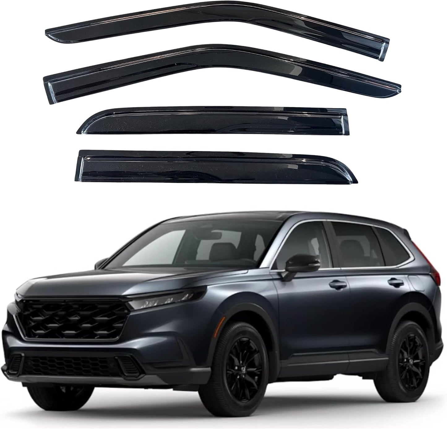 KPY Window Visor for Honda CR-V 2023-2024, 4PC Rain Guard