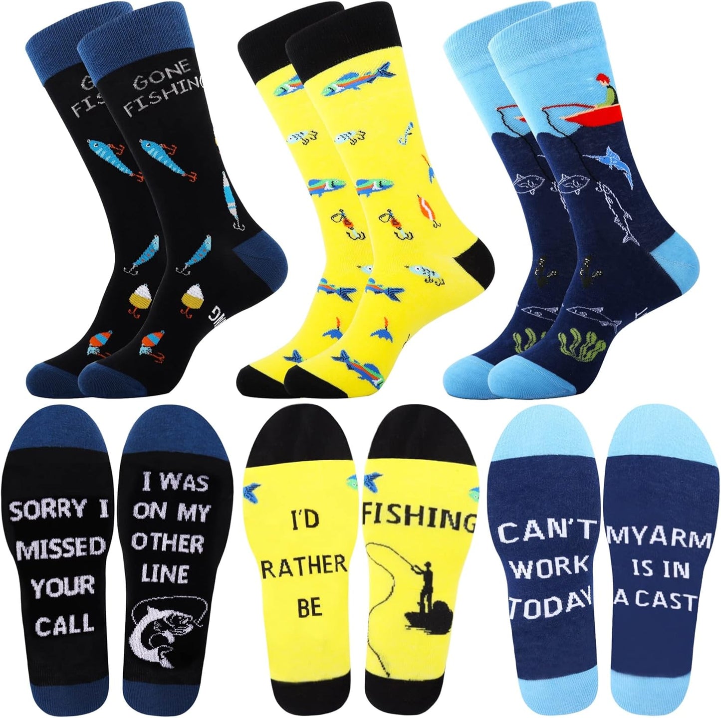 Jeasona Crazy Fun Dress Socks - Perfect Men's Gift!
