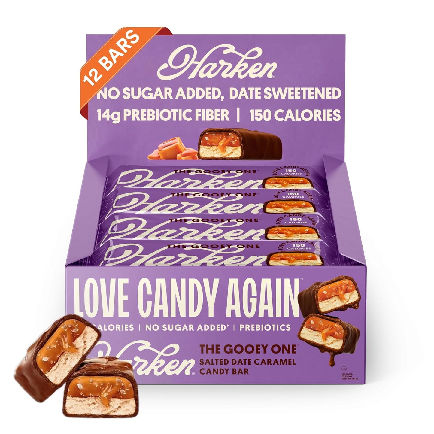 Harken Sweets The Gooey One Oat Milk Chocolate Candy Bars