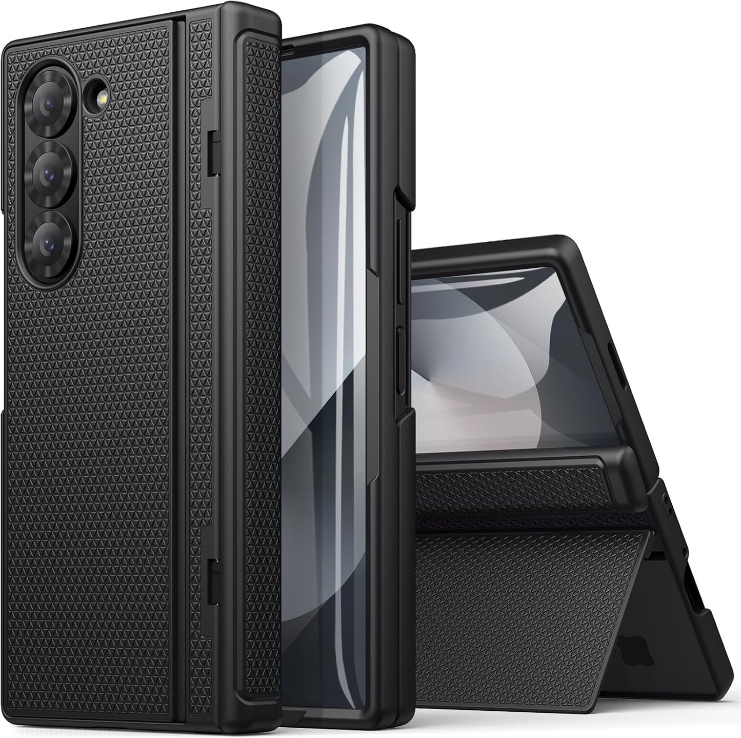 Samsung Galaxy Z Fold 6 Case with Kickstand & Screen Protector