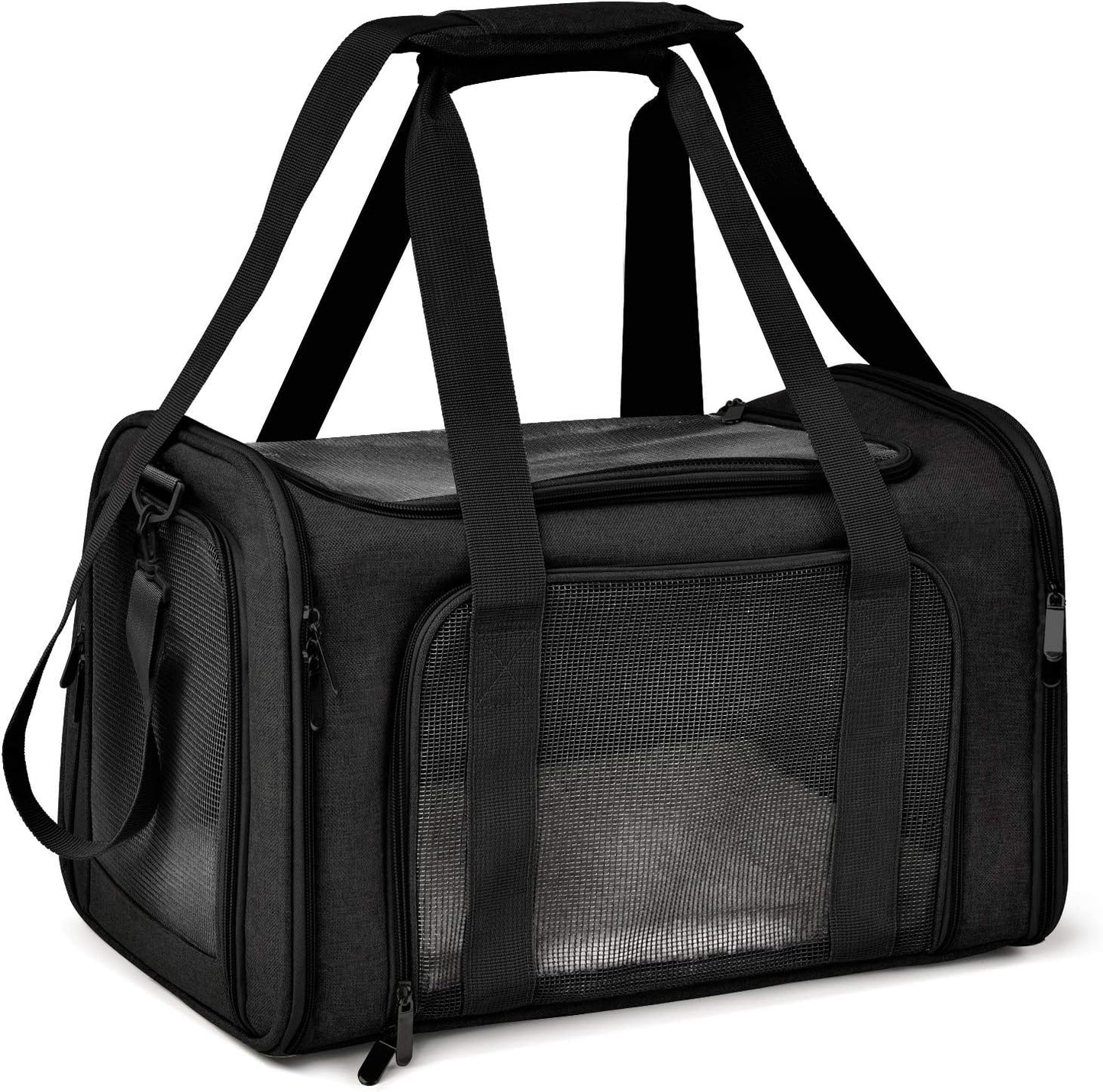 Henkelion Large Soft Sided Cat Carrier for Travel and Pets