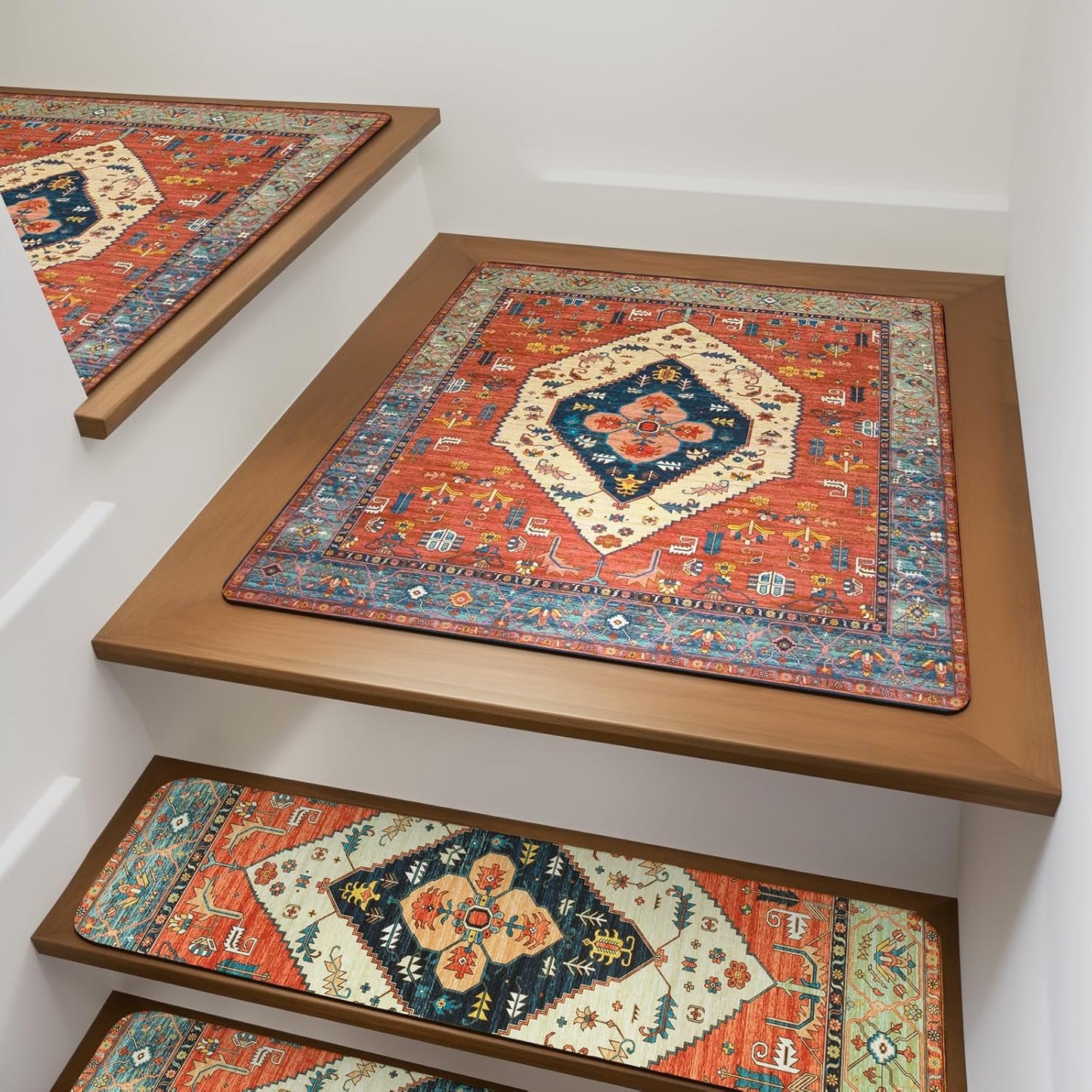 Non-Slip Stair Treads for Wooden Steps - OJIA Carpet Mats