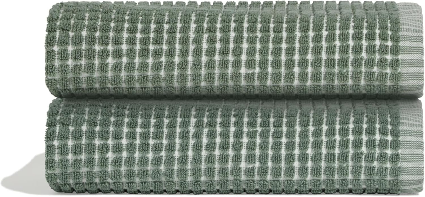 Luxury Terry Cotton Waffle Hand Towel Set for Everyday Use