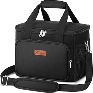 Tiblue Insulated Lunch Bag - Large, Leakproof Cooler for All