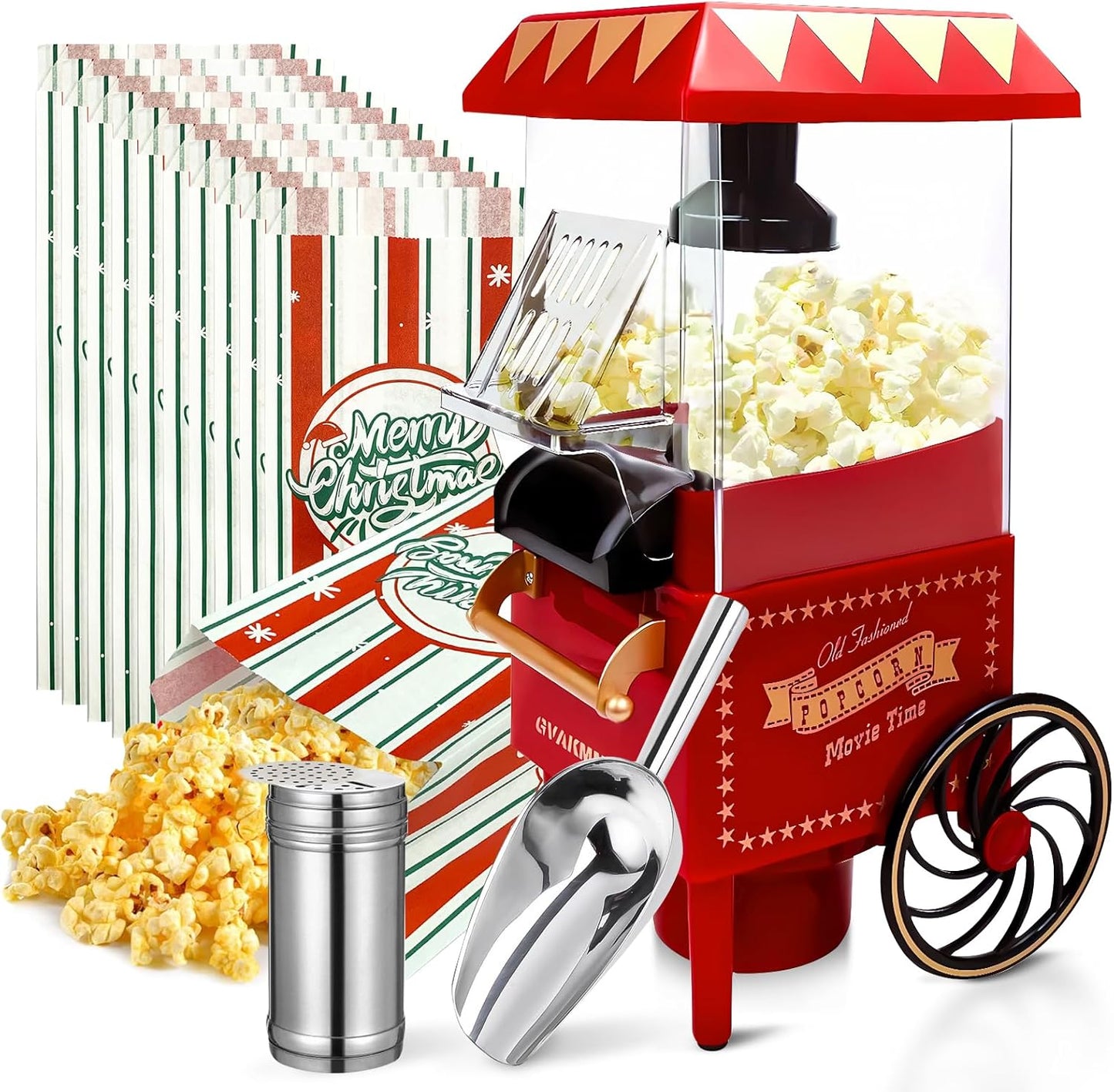 Popcorn Machine Hot Air Popcorn Maker Kit for Home Use