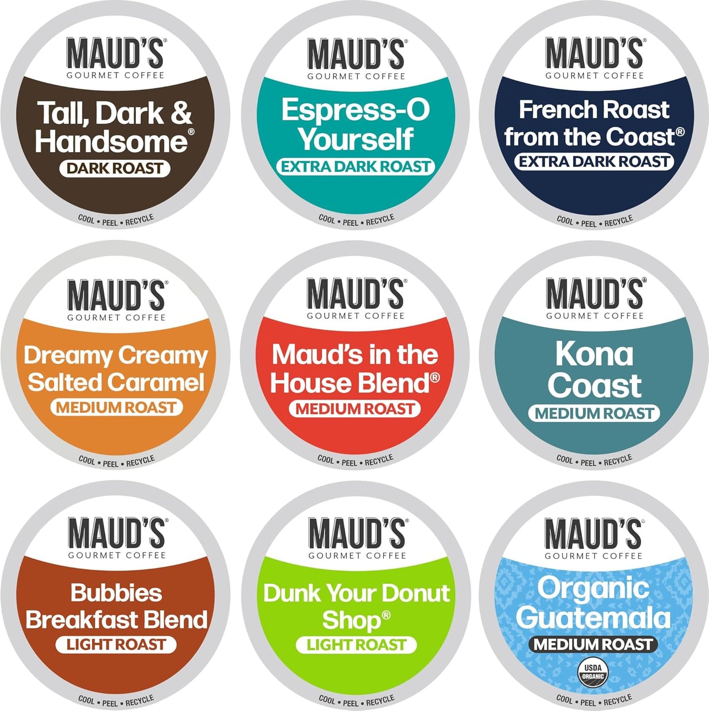 Maud's Original Coffee Pods Variety Pack for Coffee Lovers