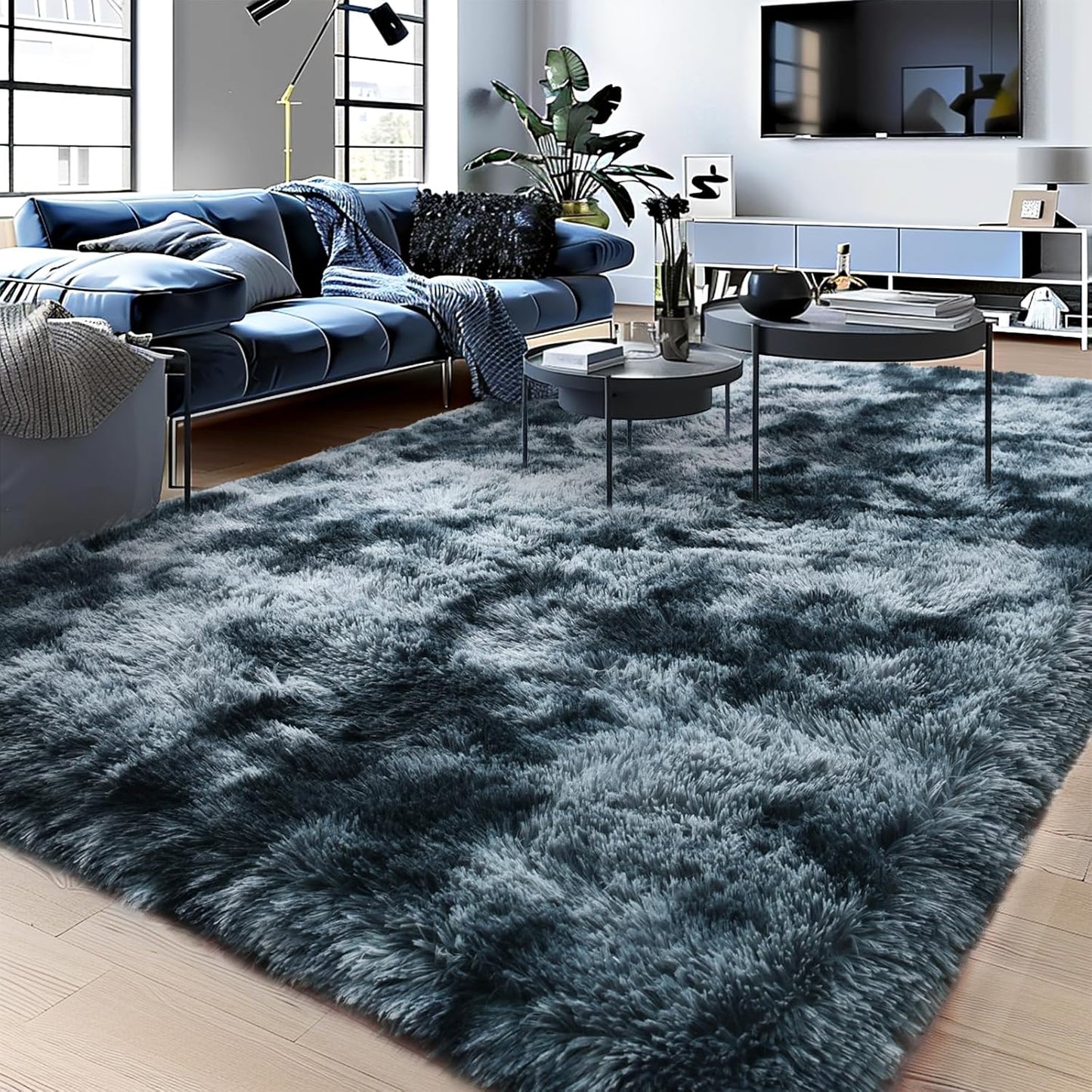 Fluffy Rugs for Living Room - Soft Furry Carpet for Teens