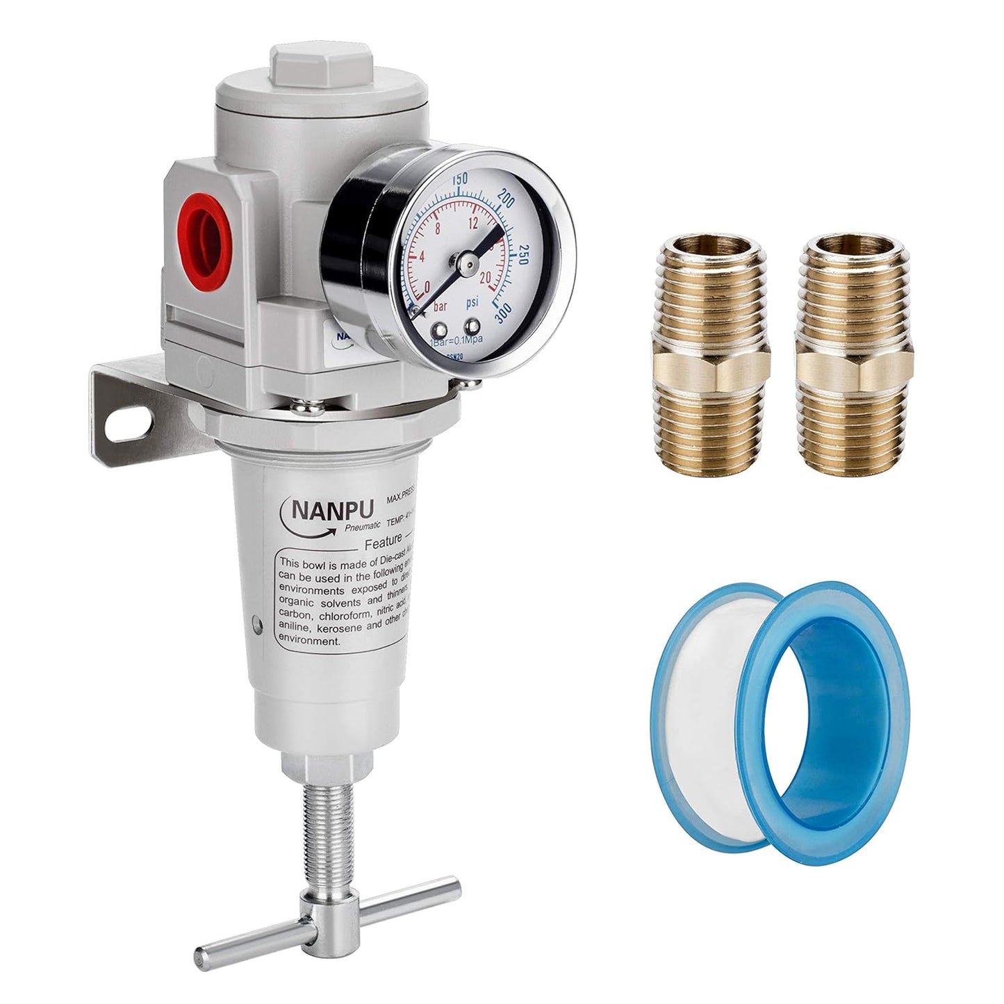 NANPU 3/8in NPT High Pressure Compressed Air Regulator Review
