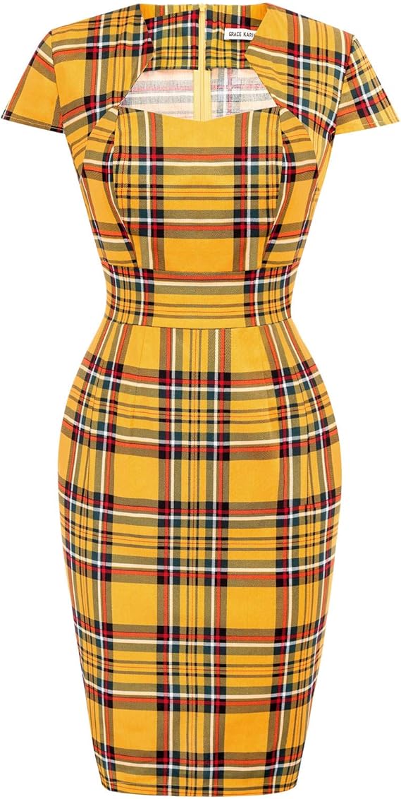 Grace Karin Womens Vintage Pencil Dress for Timeless Elegance
