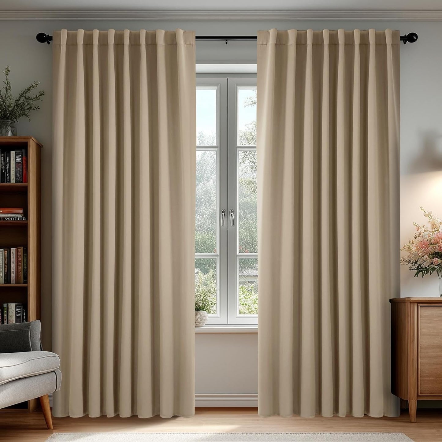 Deconovo Blackout Curtains for Bedroom and Living Room Use