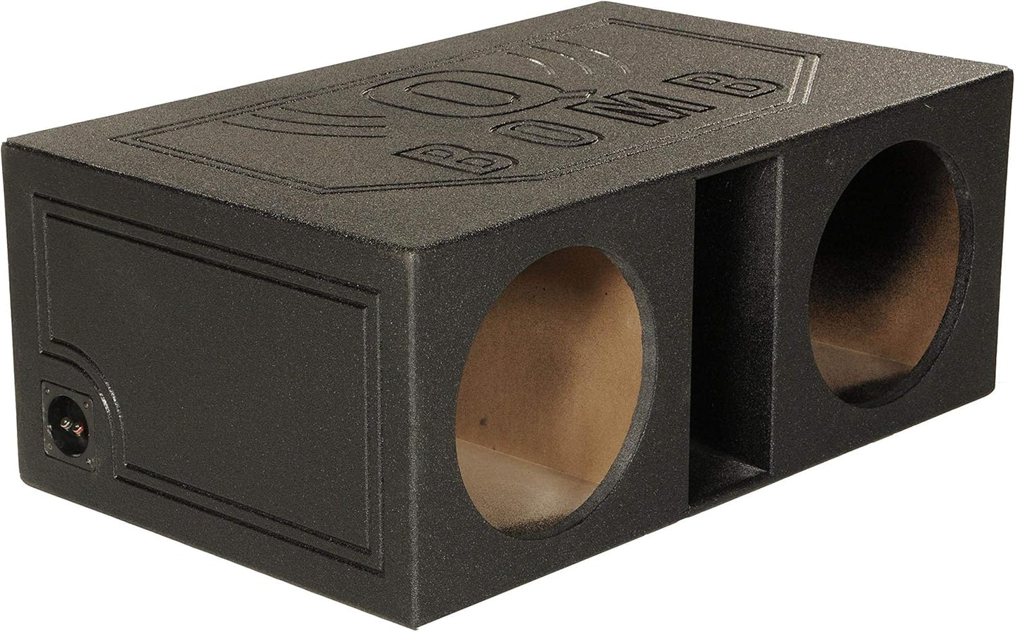 QPower 12 Inch Dual Vented Subwoofer Box for Powerful Bass