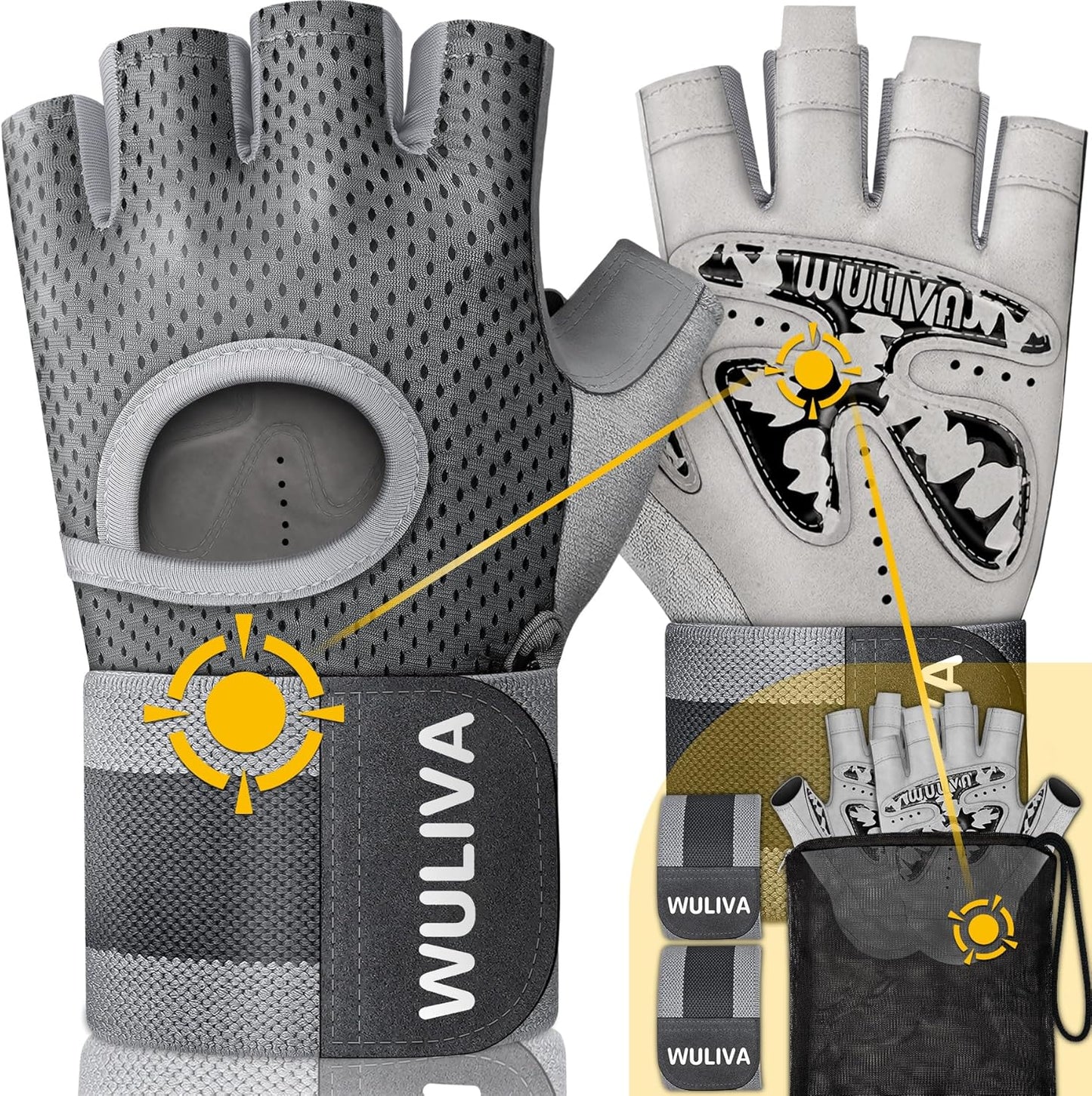 Padded Workout Gloves for Enhanced Training