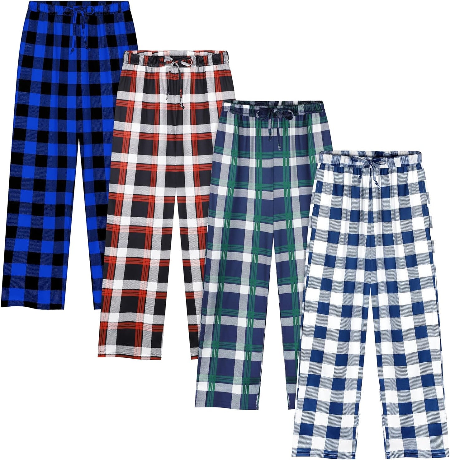 Cooraby Boys Plaid Pants with Pockets for Ultimate Comfort