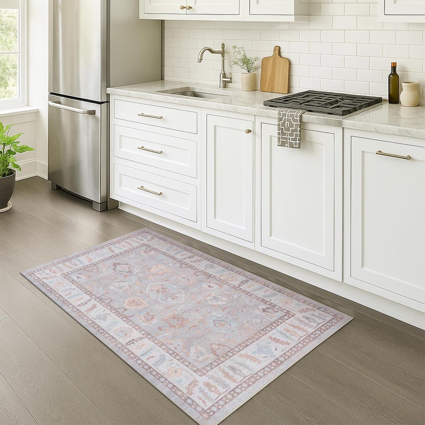 Fame Rugs Modern Oushak Rug 2ft5x5 for Luxury Living Spaces