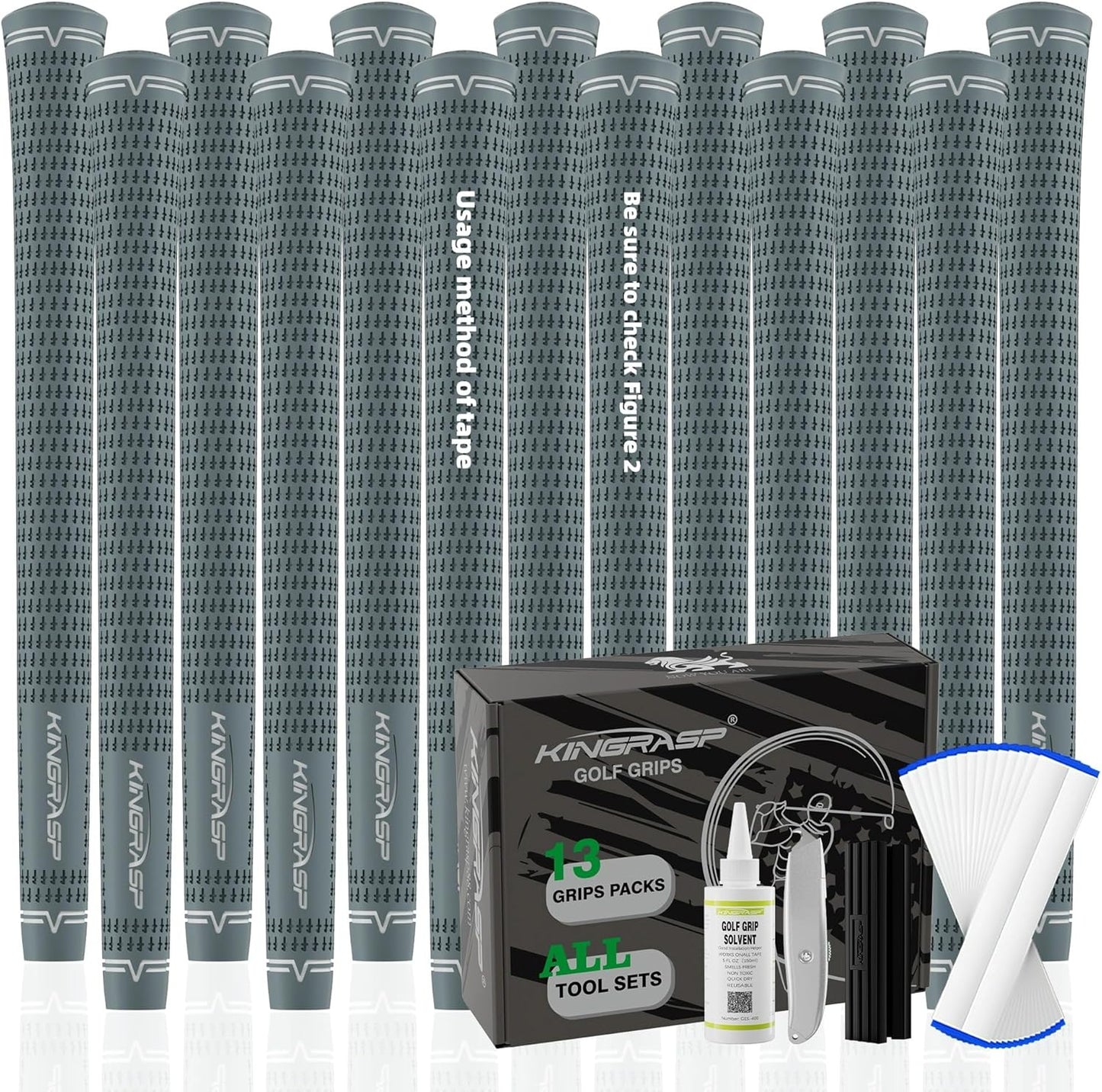 Golf Grips Standard/Mid Size in 5 Colors for Ultimate Control