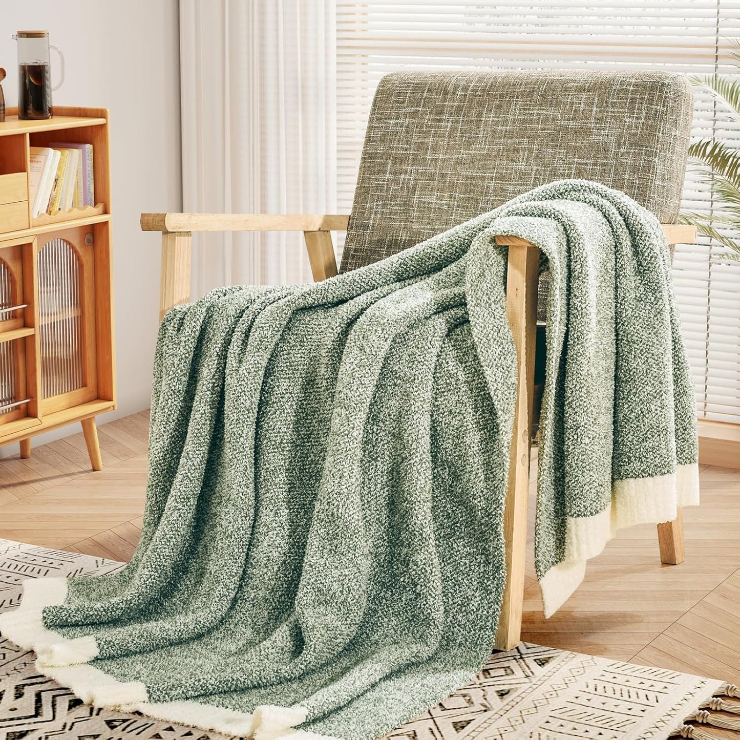 NEXHOME PRO Twin Size Super Soft Throw Blanket for Cozy Comfort