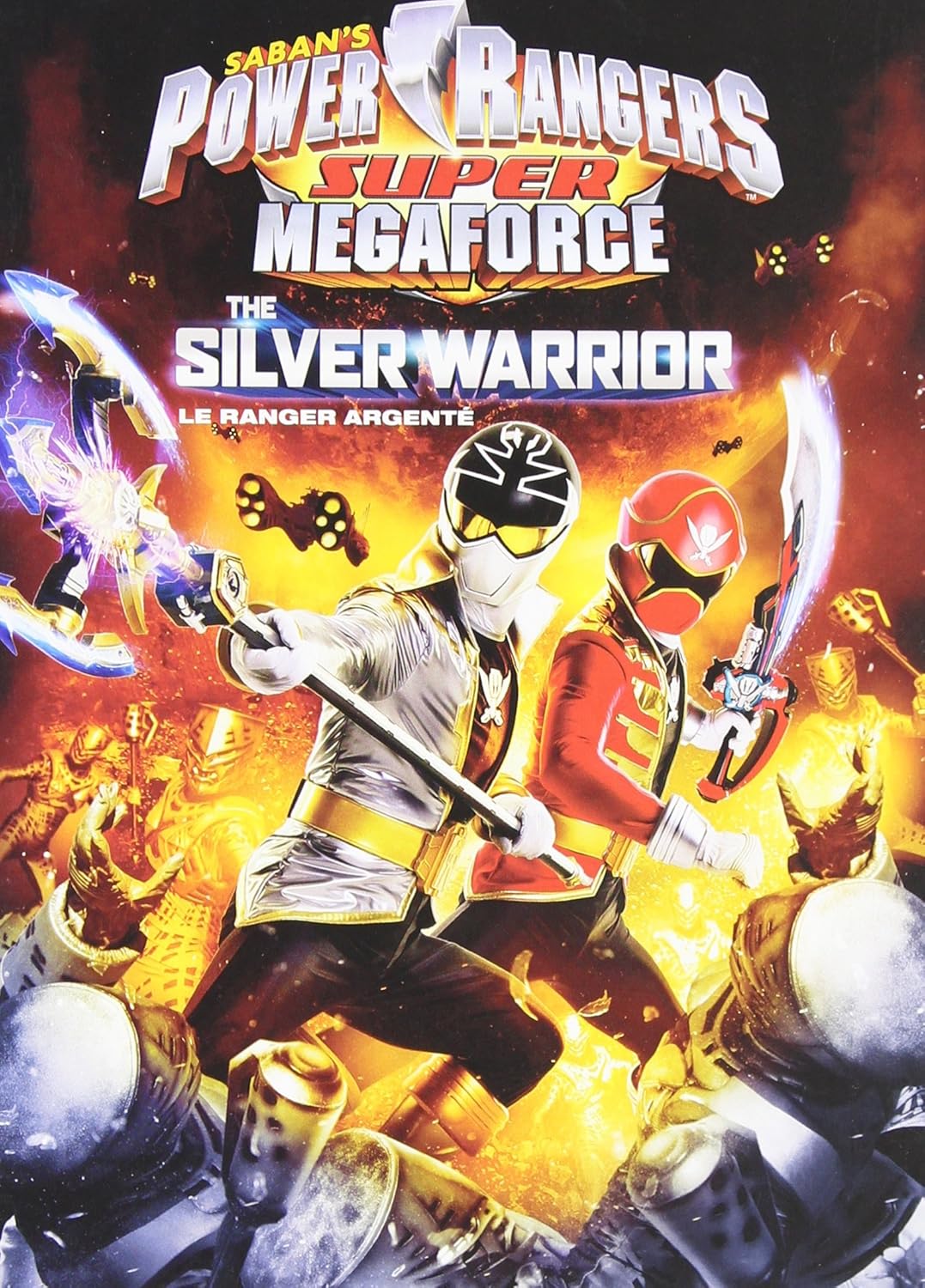Silver Warrior Power Rangers Toy