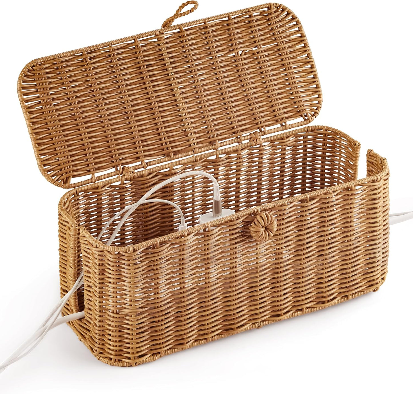 NAGAWOOD Handmade Cable Box: Clean, Neat Cable Storage