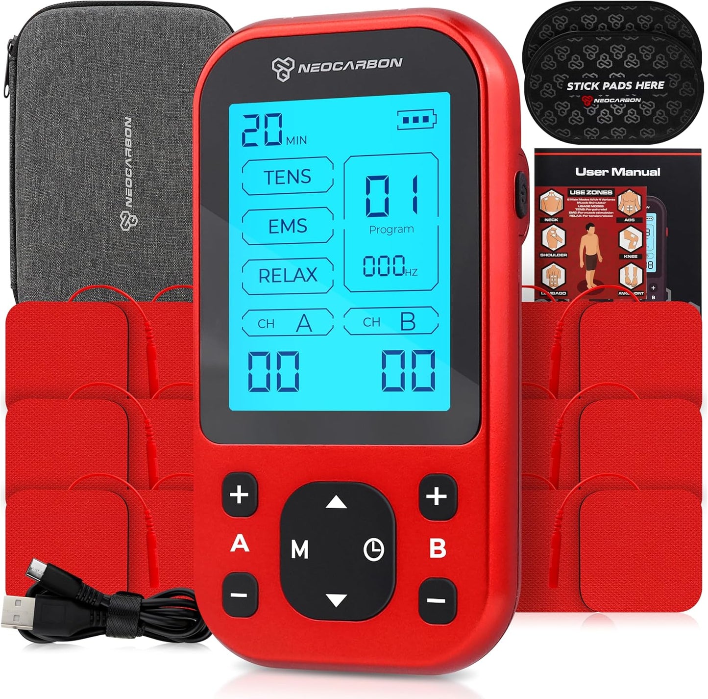 TENS Unit Muscle Stimulator Pro for Effective Pain Relief