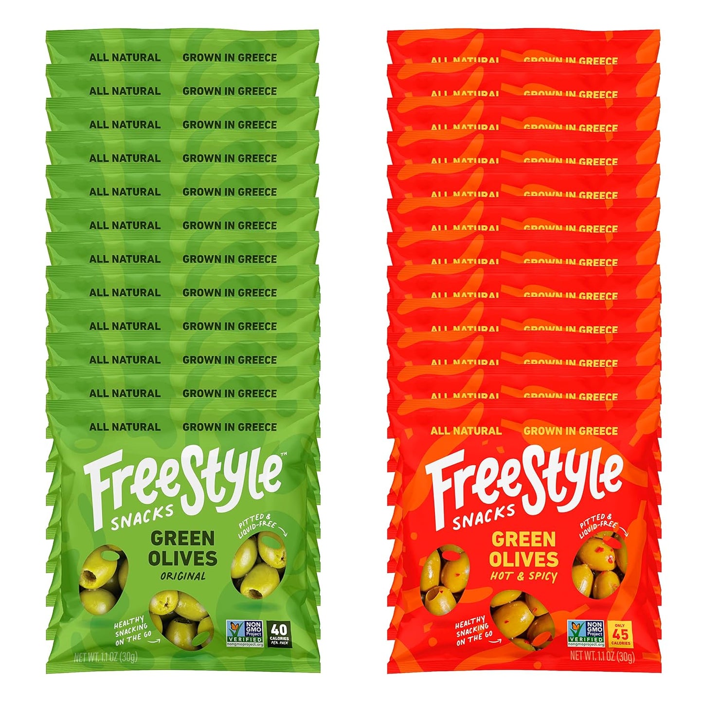 Freestyle Snacks Olive Snack Packs - Healthy On-the-Go Treats