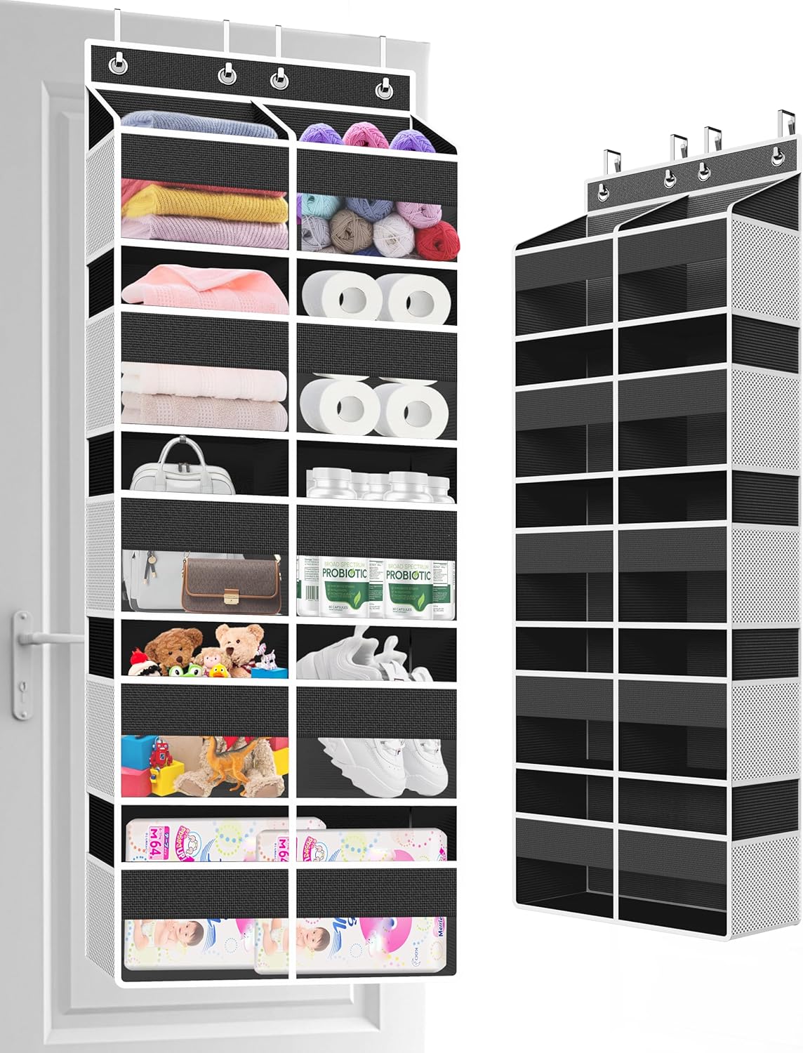 Over The Door Organizer Multi Pocket for Kids Toys and More