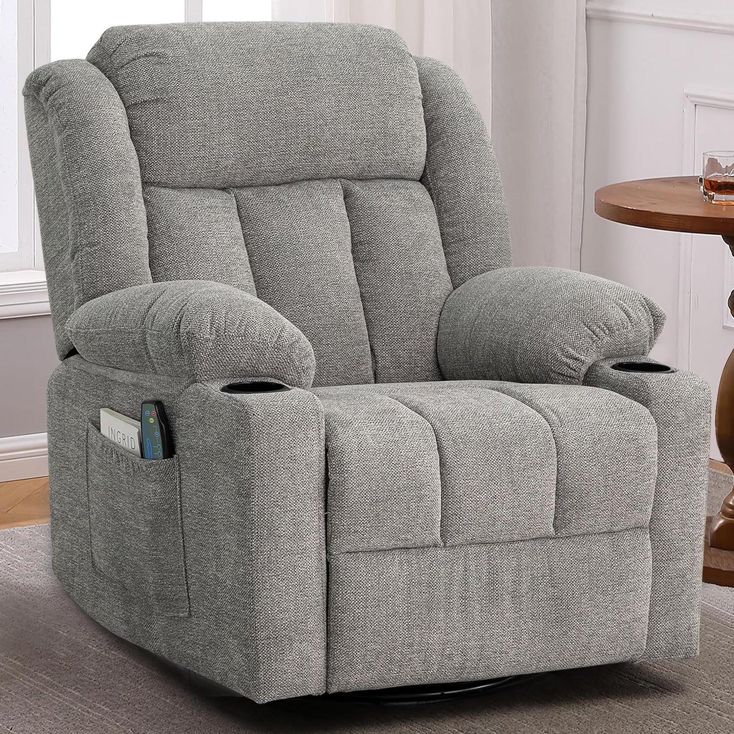Ultimate Comfort Rocker Recliner with Massage & Heat by Ketaiyou