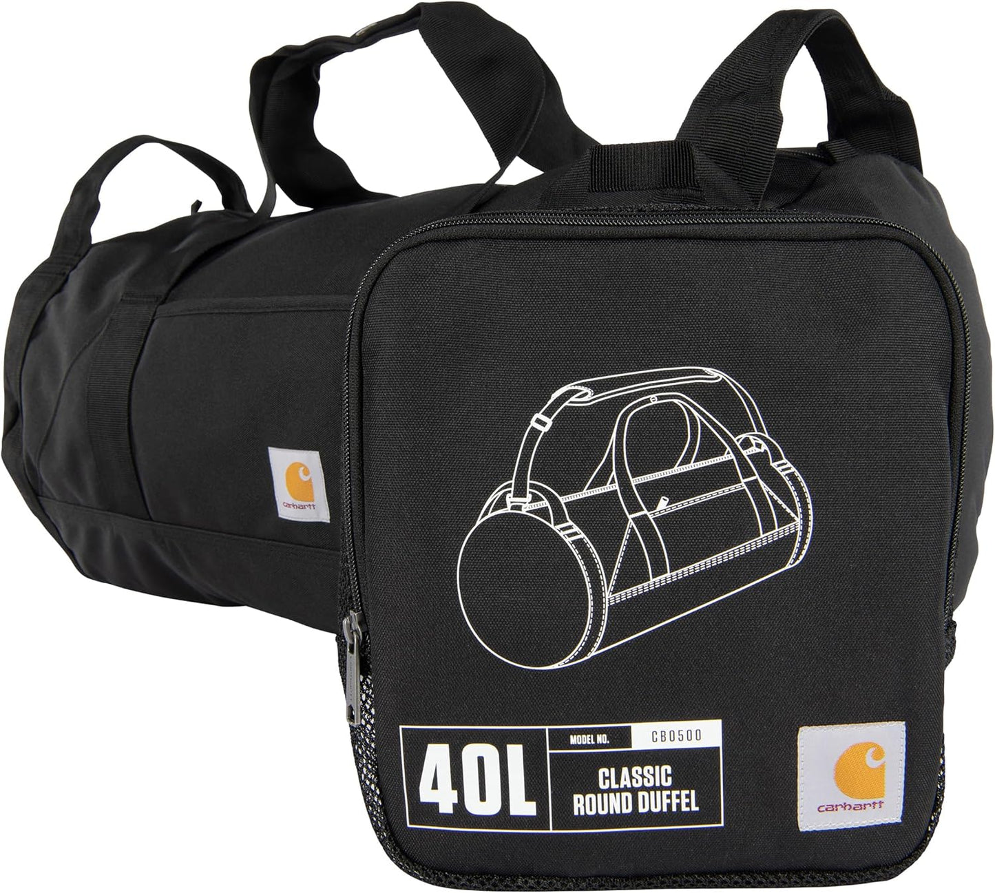 Carhartt Classic Round Duffel: Heavy-Duty, Water-Resistant Gear Bag