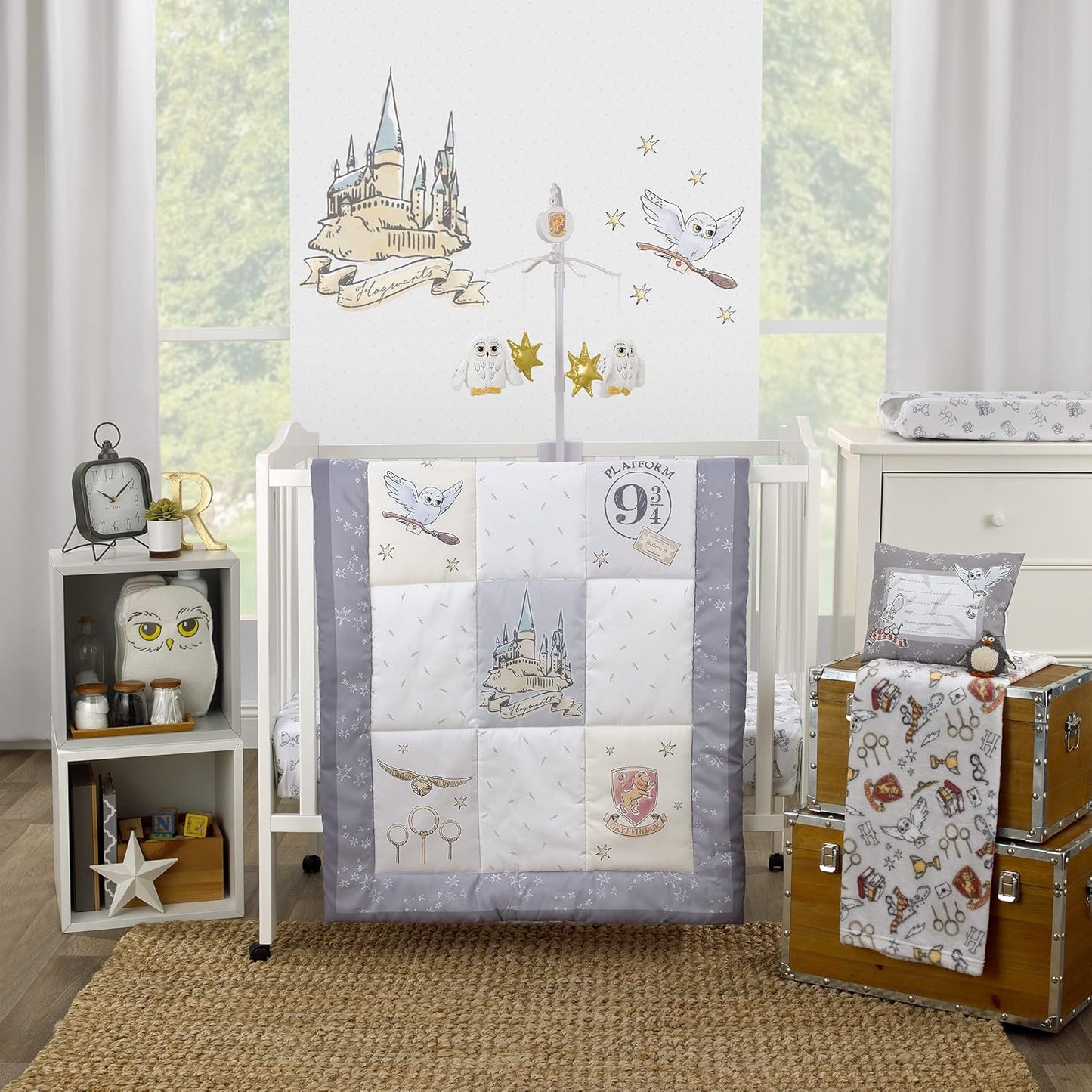Harry Potter Magical Moments Mini Crib Bedding Set for Nursery