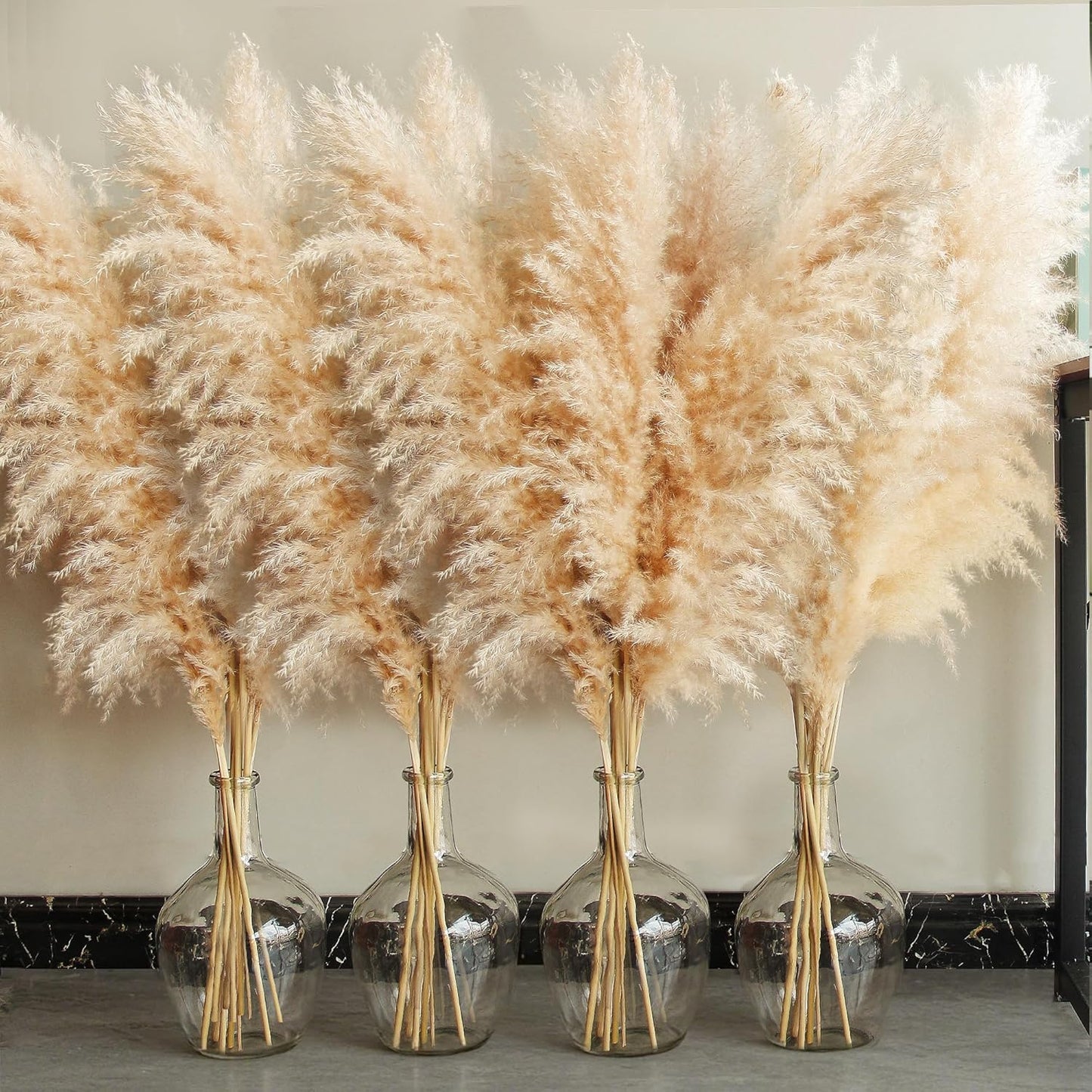 40 Inch Tall Pampas Grass Decor for Boho Home and Events