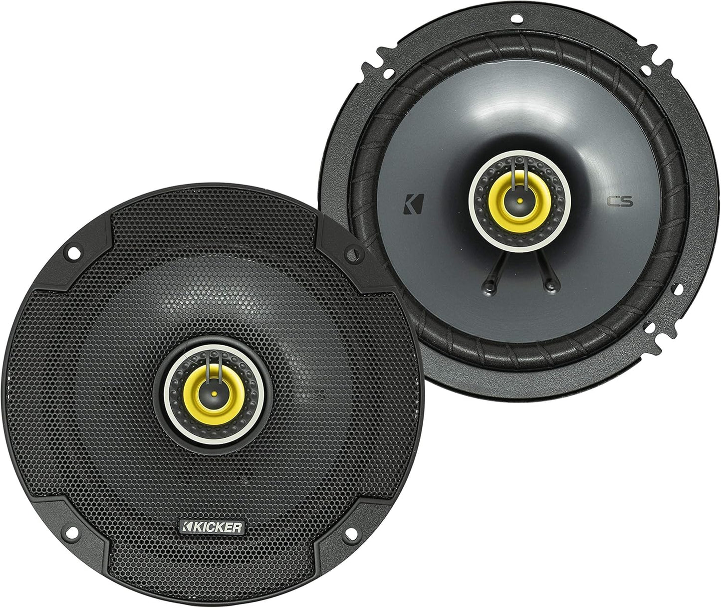 KICKER CSC65 6.5 Inch 300 Watt 2-Way Car Audio Speakers System