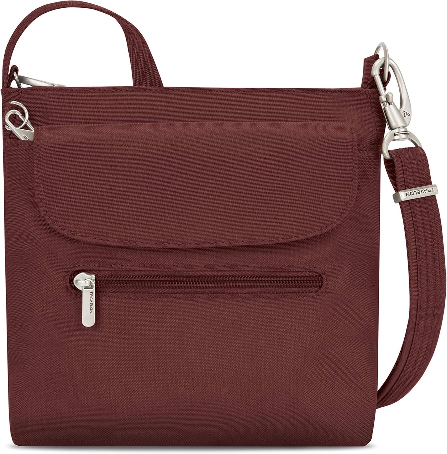 Travelon Anti-Theft Classic Mini Shoulder Bag for Secure Travel