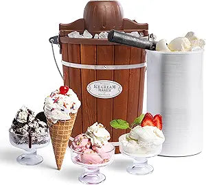 Nostalgia Electric Ice Cream Maker for Homemade Frozen Treats